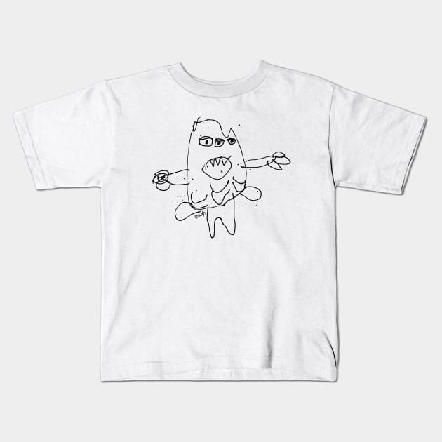 Three Eyed Monster Kids T-Shirt by OzlynRayne